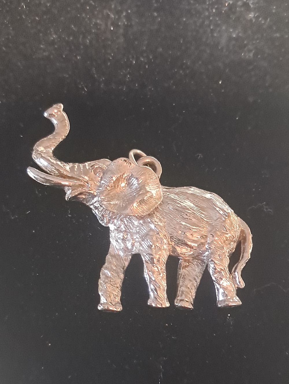 Vintage Lucky Elephant Pendant 80s